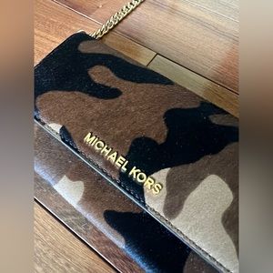 Michael Kors Camo Cross Body Purse